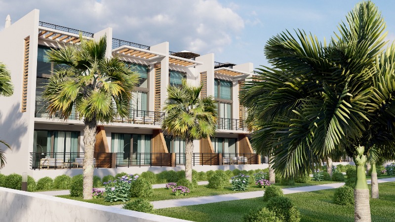 Luxury Properties on a Modern Complex for Sale in Esentepe North Cyprus