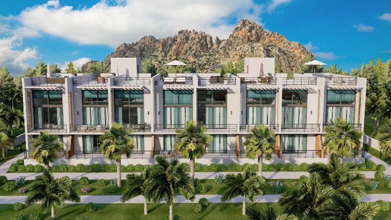 Luxury Properties on a Modern Complex for Sale in Esentepe North Cyprus
