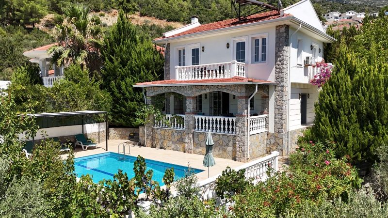 Magnificent Rural Estate with Private Pool for Sale in Uzumlu Fethiye