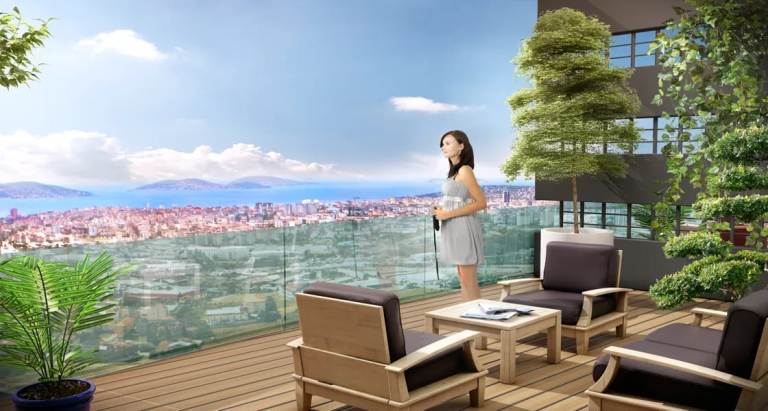 Modern Flats for Sale Prestigious Nanda Tower Istanbul Turkey