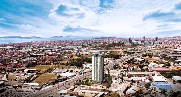 Modern Flats for Sale Prestigious Nanda Tower Istanbul Turkey