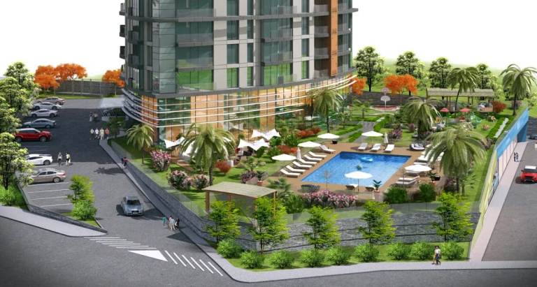 Modern Flats for Sale Prestigious Nanda Tower Istanbul Turkey