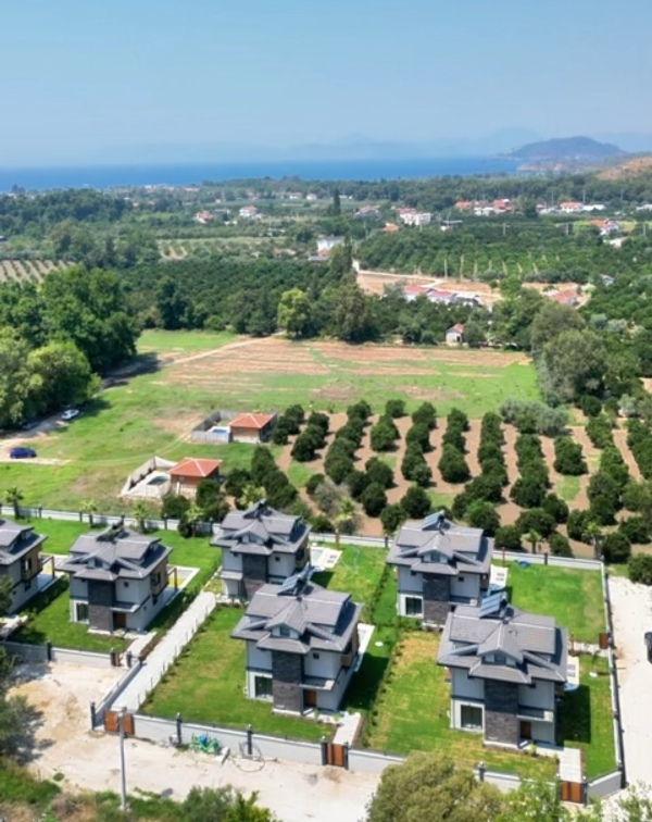 New 4 Bedroom Detached Villa for Sale in Yaniklar Fethiye Turkey