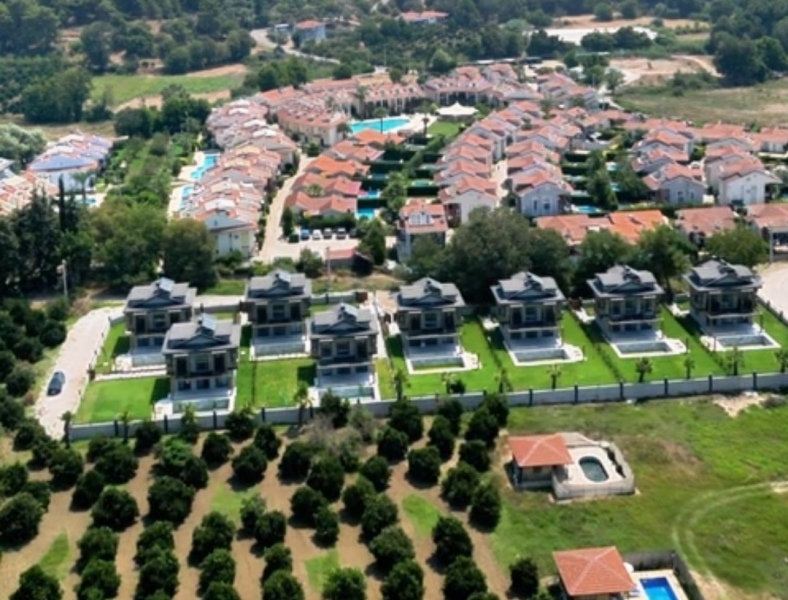 New 4 Bedroom Detached Villa for Sale in Yaniklar Fethiye Turkey