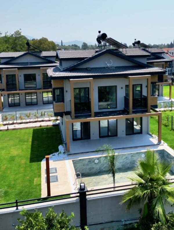 New 4 Bedroom Detached Villa for Sale in Yaniklar Fethiye Turkey