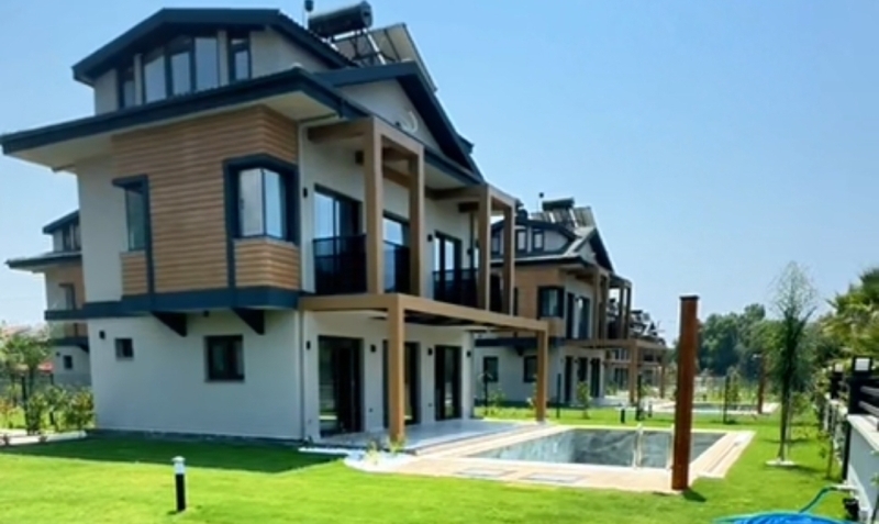 New 4 Bedroom Detached Villa for Sale in Yaniklar Fethiye Turkey