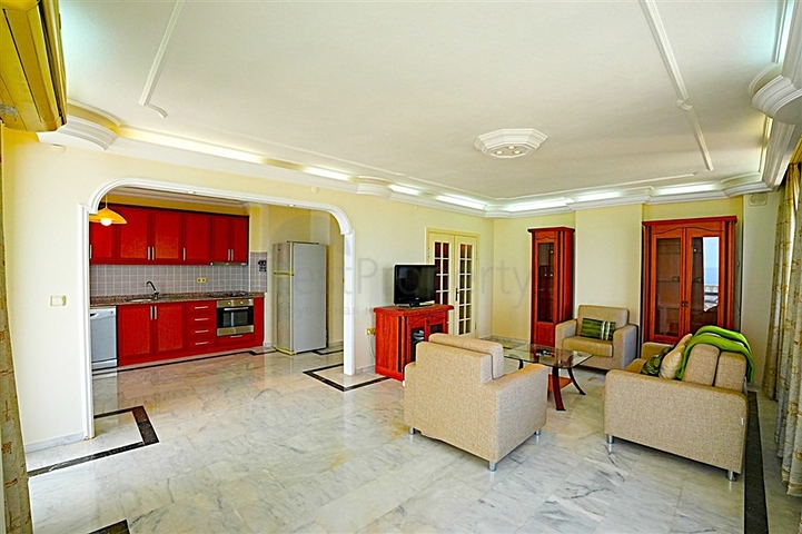 Property with Uninterrupted Sea View Property for Sale in Alanya Turkey