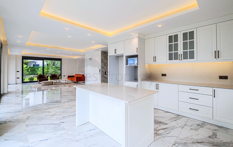 Sea View 5 Bedroom Modern Villa for Sale in Alanya Turkey
