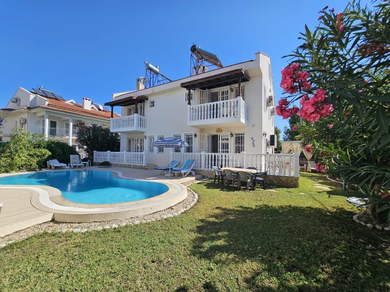 Semi-Detached House with Pool for Sale in Calis Beach Area Fethiye