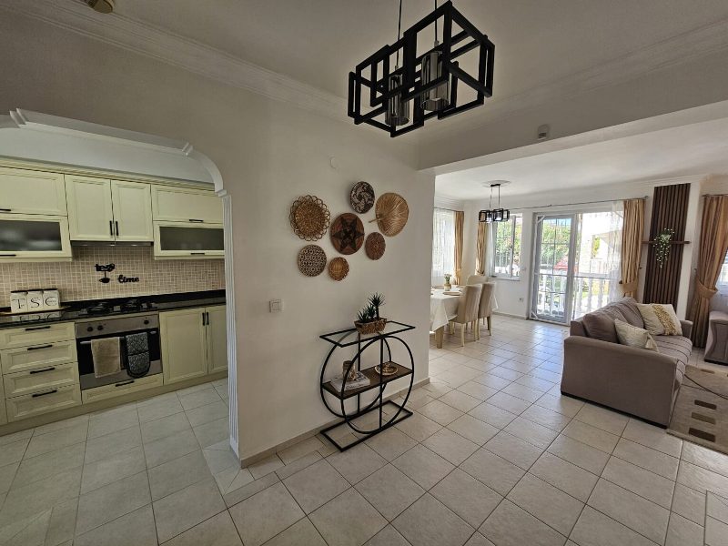 Semi-Detached House with Pool for Sale in Calis Beach Area Fethiye