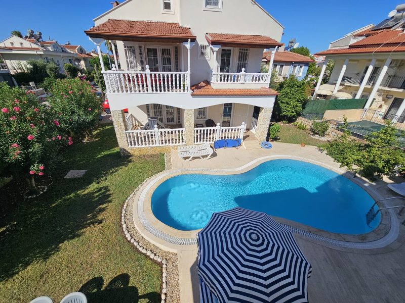 Semi-Detached House with Pool for Sale in Calis Beach Area Fethiye