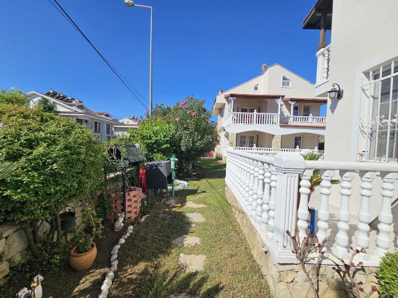 Semi-Detached House with Pool for Sale in Calis Beach Area Fethiye