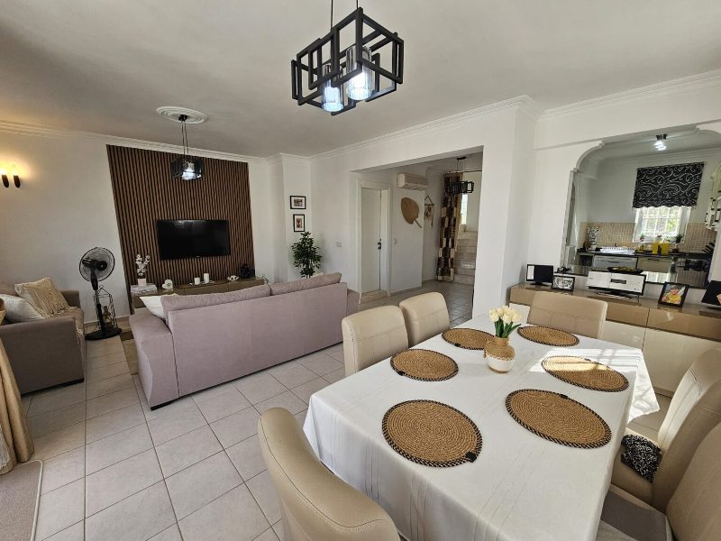 Semi-Detached House with Pool for Sale in Calis Beach Area Fethiye