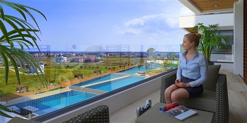 Spacious Sea View Apartments for Sale in Iskele North Cyprus