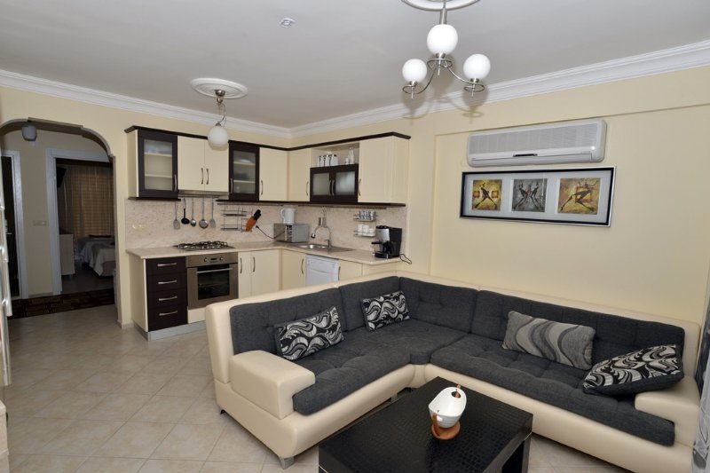 2 Bedroom Duplex for Long Term Rental in Sunset Beach Club by Popular Calis Beach, Fethiye Turkey
