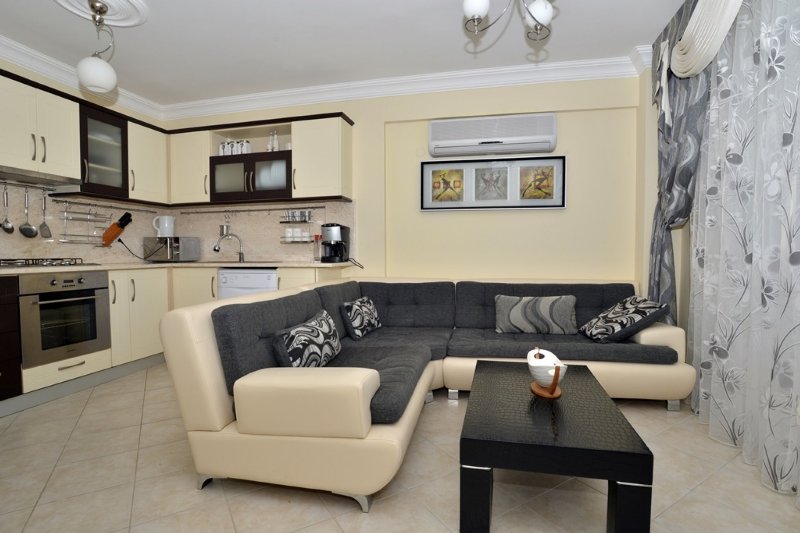 2 Bedroom Duplex for Long Term Rental in Sunset Beach Club by Popular Calis Beach, Fethiye Turkey