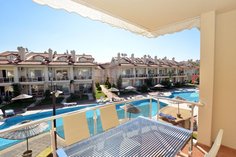 2 Bedroom Duplex for Long Term Rental in Sunset Beach Club by Popular Calis Beach, Fethiye Turkey