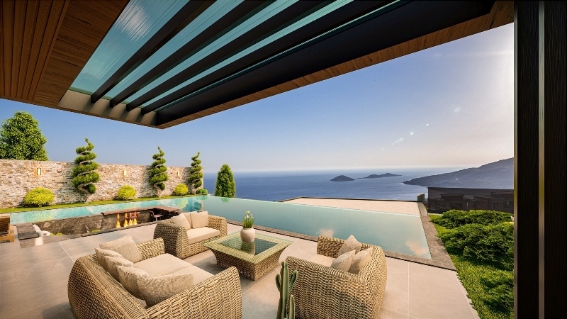 BaVadi Exclusive A; Luxury Sea view Villas for Sale in Kalkan Antalya