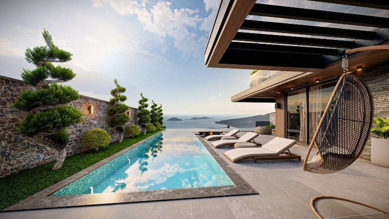 BaVadi Exclusive B; Luxury Sea view Villas for Sale in Kalkan Antalya