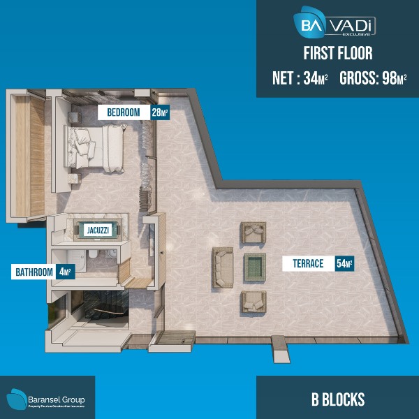 BaVadi Exclusive B; Luxury Sea view Villas for Sale in Kalkan Antalya