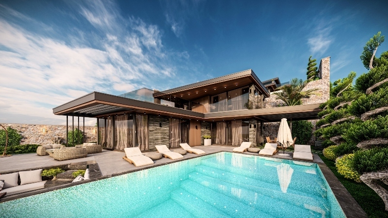 BaVadi Exclusive B; Luxury Sea view Villas for Sale in Kalkan Antalya