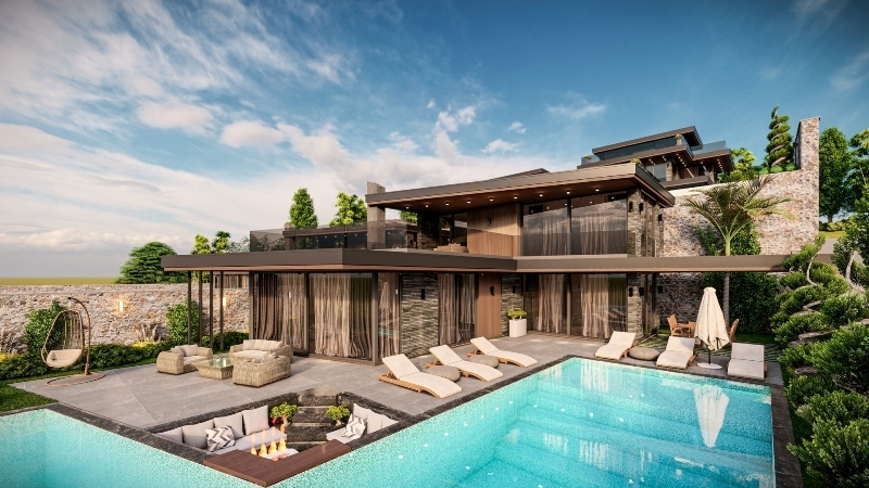 BaVadi Exclusive B; Luxury Sea view Villas for Sale in Kalkan Antalya