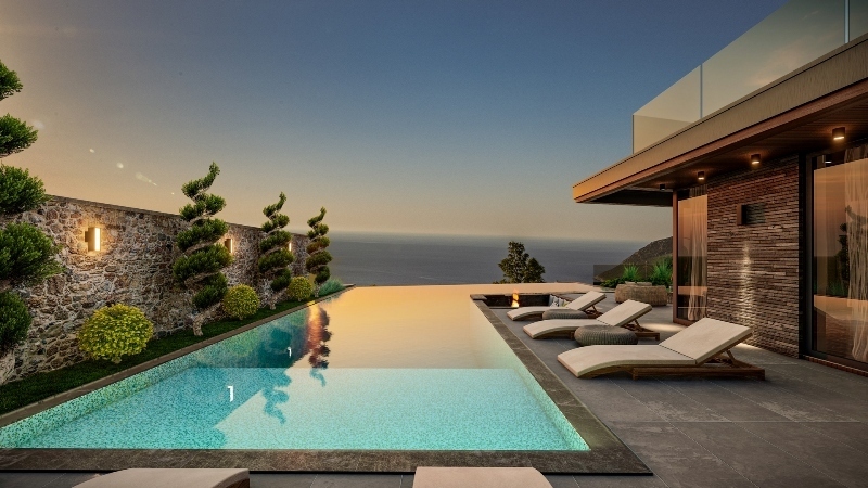 BaVadi Exclusive B; Luxury Sea view Villas for Sale in Kalkan Antalya
