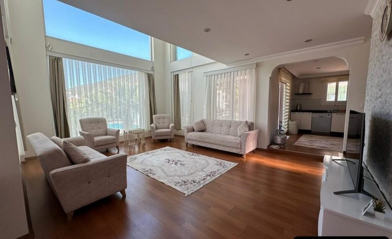 Fully Furnished 3 Bedroom Detached Villa with Pool for Sale in Akbuk Didim