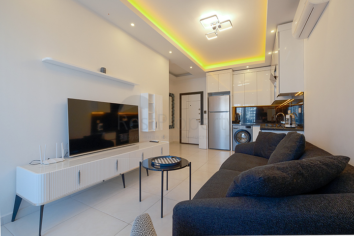 Fully Furnished One Bedroom Flat for Sale in Mahmutlar Alanya