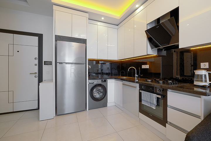 Fully Furnished One Bedroom Flat for Sale in Mahmutlar Alanya