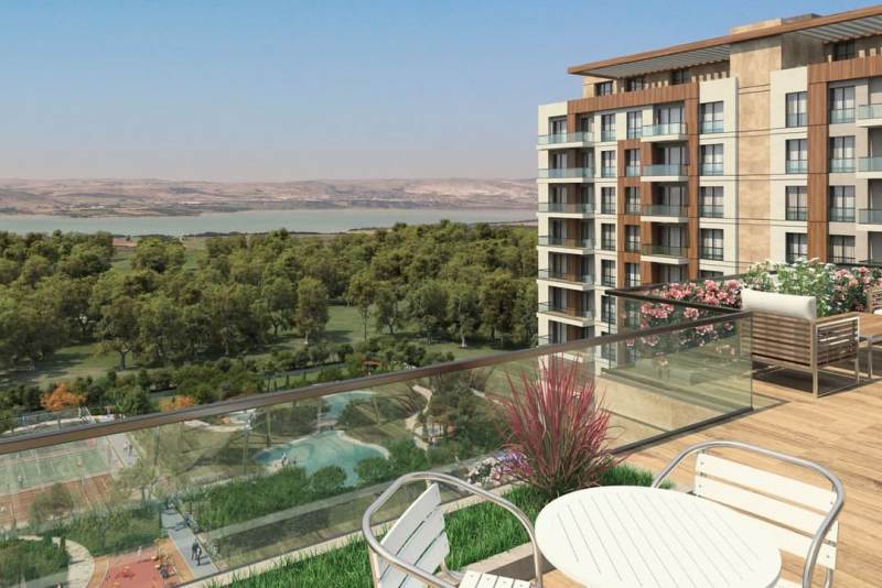 Modern Apartments for Sale in a new Development of Favorist Gol Evleri, Buyukcekmece area of Istanbul. Turkey.