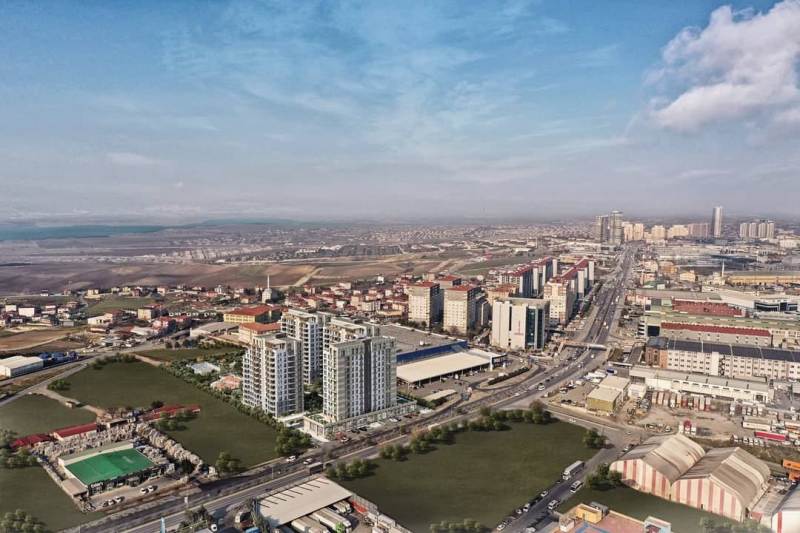 Modern Apartments for Sale in a new Development of Favorist Gol Evleri, Buyukcekmece area of Istanbul. Turkey.