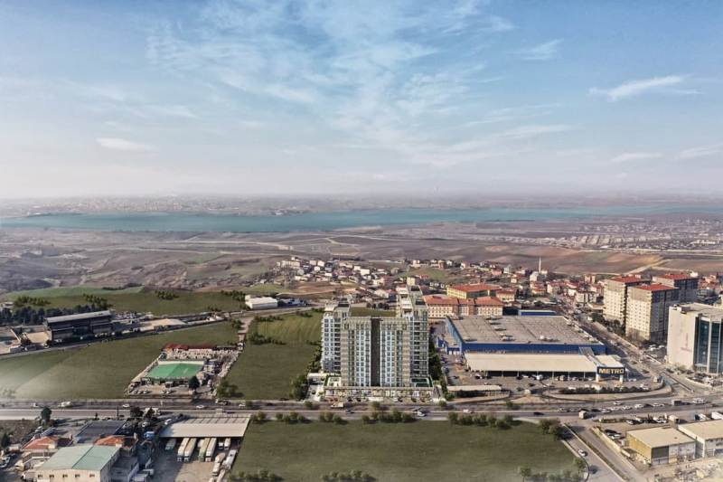 Modern Apartments for Sale in a new Development of Favorist Gol Evleri, Buyukcekmece area of Istanbul. Turkey.