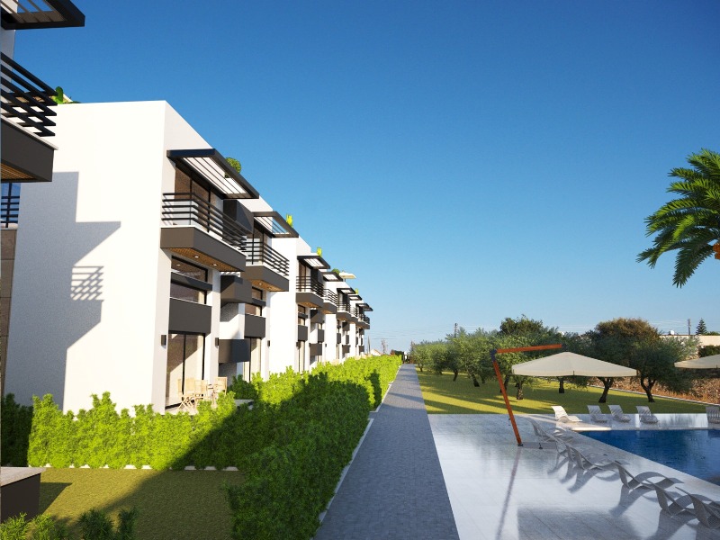 Modern 2 Bedroom Apartments for Sale in Karsiyaka North Cyprus