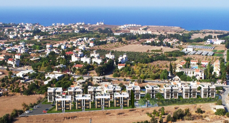 Modern 2 Bedroom Apartments for Sale in Karsiyaka North Cyprus