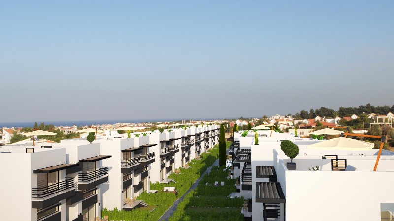 Modern 2 Bedroom Apartments for Sale in Karsiyaka North Cyprus