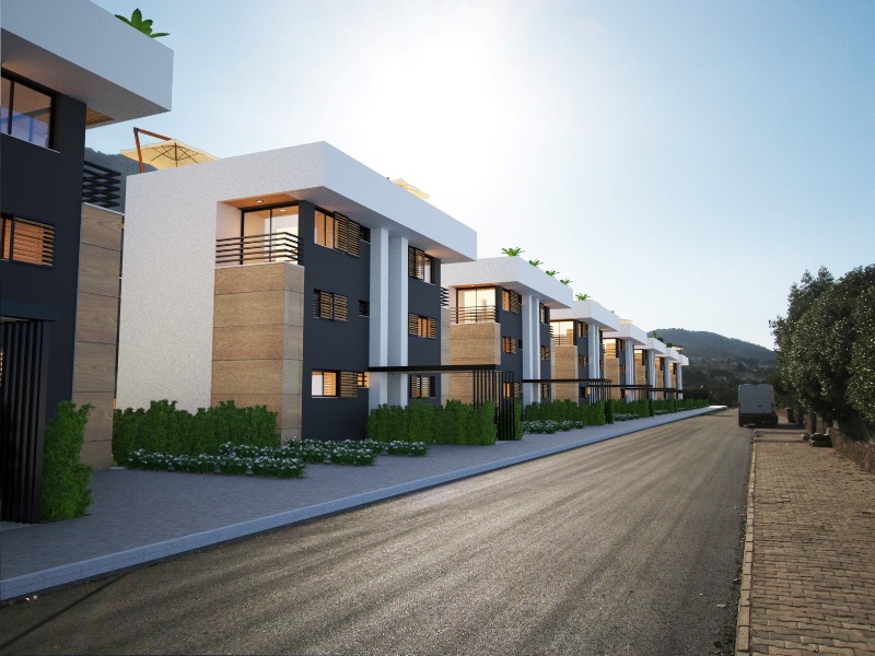 Modern 2 Bedroom Apartments for Sale in Karsiyaka North Cyprus