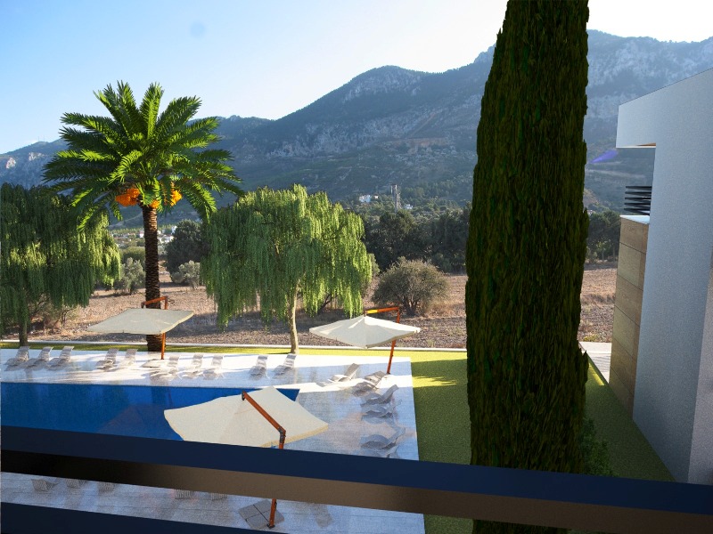 Modern 2 Bedroom Apartments for Sale in Karsiyaka North Cyprus