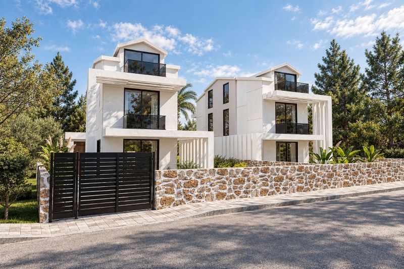 Modern Design Oludeniz Villas for Sale in Ovacik Area of Fethiye
