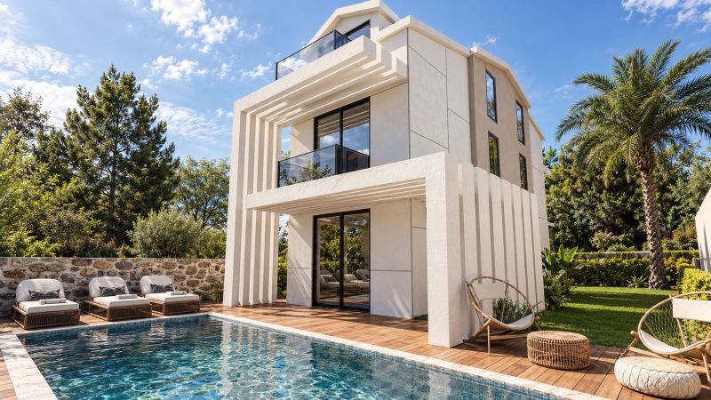 Modern Design Oludeniz Villas for Sale in Ovacik Area of Fethiye