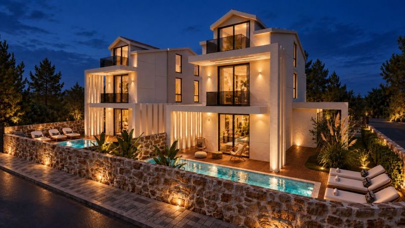 Modern Design Oludeniz Villas for Sale in Ovacik Area of Fethiye