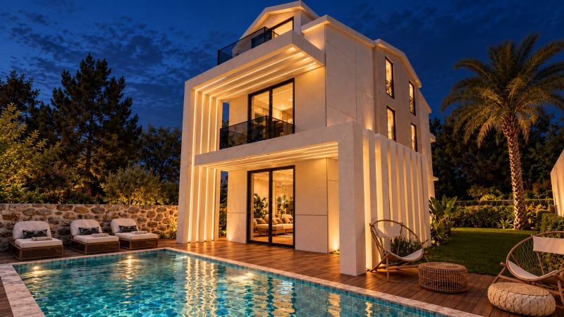 Modern Design Oludeniz Villas for Sale in Ovacik Area of Fethiye