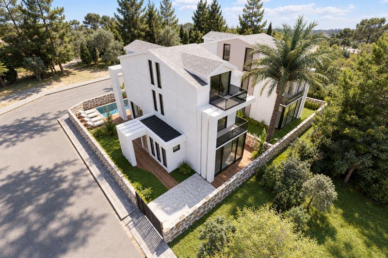 Modern Design Oludeniz Villas for Sale in Ovacik Area of Fethiye