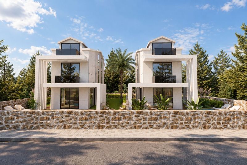 Modern Design Oludeniz Villas for Sale in Ovacik Area of Fethiye