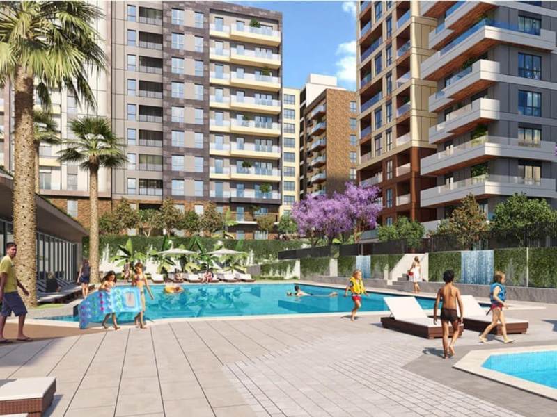 Modern Flats for Sale in Sur Yapi Development Antalya