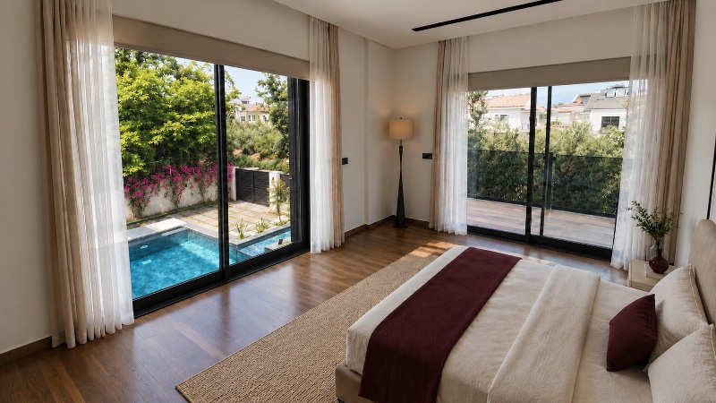 New Built 4 Bedroom Villa in Fethiye Akarca for Sale