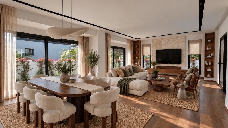 New Built 4 Bedroom Villa in Fethiye Akarca for Sale