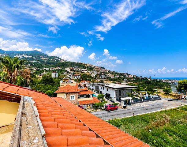 Sea View 3 Bedroom Villa for Sale in Tepe Alanya